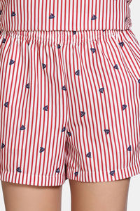 Zivame 2 Mile Fashion Woven Short Set - Antique White — thumbnail 7